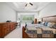 Large main bedroom with a sitting area and tray ceiling at 503 Forest Ln, Canton, GA 30114