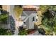 A beautiful home is marked in red, featuring a patio and yard in a well-maintained neighborhood at 1555 Heritage Trl, Roswell, GA 30075