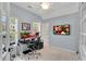 Bright office space with natural light, built-in shelving, and a comfortable workspace, perfect for productivity at 1555 Heritage Trl, Roswell, GA 30075