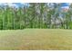 Large grassy backyard with a view of the surrounding trees at 3180 Andover St, Cumming, GA 30028