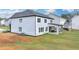 A beautiful two-story home with a well-maintained lawn and covered patio at 3180 Andover St, Cumming, GA 30028