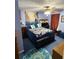 Spacious bedroom with ceiling fan and large tapestry on the wall at 3876 Winners Ct, Marietta, GA 30062