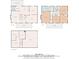 Floor plan of the home showing main and upper levels with room dimensions and layout at 3876 Winners Ct, Marietta, GA 30062