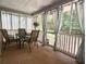 Relaxing screened porch with comfortable seating, views of the backyard and dog door at 3876 Winners Ct, Marietta, GA 30062