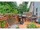 Wooden deck with grilling area, chair, and vibrant flower boxes offers a cozy outdoor space at , Atlanta, GA 30316