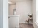 Cozy hallway with neutral walls, carpet, and a window for natural light at , Atlanta, GA 30316