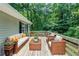 Inviting deck area with cozy outdoor furniture, perfect for relaxation and entertaining at 270 Hunt Ridge Dr, Stockbridge, GA 30281