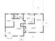 Detailed first floor plan showcasing the layout of the home's living spaces at 270 Hunt Ridge Dr, Stockbridge, GA 30281