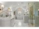 Bright bathroom featuring double vanity, freestanding tub, and modern fixtures at 1141 Ragley Hall Ne Rd, Brookhaven, GA 30319