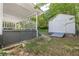 View of the back porch and storage shed at 1050 N Carter Rd, Decatur, GA 30030