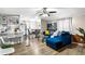 Open concept living space with contemporary decor and ample seating at 164 Chickasaw Ln, Austell, GA 30168