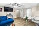 Bright living room with modern furnishings and wood-look flooring at 164 Chickasaw Ln, Austell, GA 30168