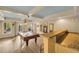 Game room with pool table, wet bar, and lots of natural light at 3855 Greenside Ct, Dacula, GA 30019