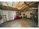 Garage with overhead lighting, bicycle, and ample storage area at 1907 Shalimar Ne Dr, Atlanta, GA 30345