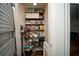Pantry with lots of shelving and storage, stocked with food and appliances at 1907 Shalimar Ne Dr, Atlanta, GA 30345