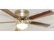 Close-up of a modern ceiling fan with light fixture at 429 Landers Dr, Mableton, GA 30126
