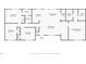 Floor plan showcasing the layout of the home with dimensions of rooms and closets at 429 Landers Dr, Mableton, GA 30126