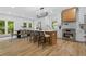 Gourmet kitchen with stainless steel appliances, a large island, and an eat-in dining area at 1749 Patriots Nw Way, Kennesaw, GA 30152