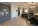 Modern kitchen with gray cabinets, a center island, and stainless steel appliances at 2030 Hydrangea Ln, Austell, GA 30106