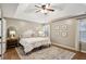 Bright main bedroom with ensuite bathroom and walk-in closet at 2332 Leacroft Way, Marietta, GA 30062