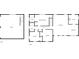 Detailed floor plan showcasing the layout of this two-story home with garage and multiple bedrooms at 294 Farm Ridge Ne Dr, Woodstock, GA 30188