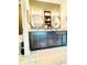 Modern bathroom with granite counters, double sinks, and a shower area at 2870 Willow Wisp Way, Cumming, GA 30040