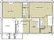 Second floor layout with Primary bedroom, bedrooms 2 and 3, and an open to below area at 2870 Willow Wisp Way, Cumming, GA 30040