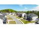 Charming street view of new homes with modern farmhouse architecture at 2977 Treeside Ter, Marietta, GA 30066