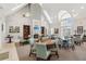 Elegant clubhouse featuring vaulted ceilings and lots of space for events and meetings at 6103 Menlow Ct, Cumming, GA 30041