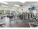 Well-equipped gym features modern exercise machines, free weights, and mirrored walls for a complete workout experience at 6103 Menlow Ct, Cumming, GA 30041