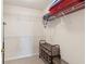 Walk-in closet with shelving for clothes and shoes, maximizing storage space at 6103 Menlow Ct, Cumming, GA 30041