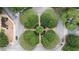 Aerial view of the complex's beautifully landscaped, symmetrical, tree-lined motor court at 2870 Pharr Court South Nw # 1704, Atlanta, GA 30305