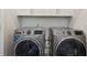 Laundry room with modern washer and dryer at 427 Burton Dr, Alpharetta, GA 30009