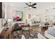 Open-concept living area flowing into a kitchen, perfect for entertaining guests at 427 Burton Dr, Alpharetta, GA 30009