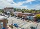 An aerial street view showcases the diverse commercial buildings and active streetscape of the district at 427 Burton Dr, Alpharetta, GA 30009