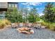 Cozy fire pit area with seating for residents to relax and enjoy outdoors at 758 Cady Way, Atlanta, GA 30312