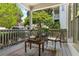 Cozy front porch with stylish seating arrangement and view of the neighborhood at 77 Glenn Se St, Atlanta, GA 30312