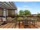 Outdoor patio featuring metal furniture with wood pergola at 77 Glenn Se St, Atlanta, GA 30312