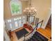 Foyer featuring a chandelier, staircase, high ceilings, and an entry with double doors at 454 Langley Oaks Dr, Marietta, GA 30067
