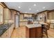Charming eat-in kitchen with a center island, granite countertops, and lots of storage at 454 Langley Oaks Dr, Marietta, GA 30067
