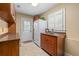 Mud room with granite counters, stainless sink, and convenient access to the exterior at 454 Langley Oaks Dr, Marietta, GA 30067