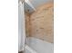 Modern shower over tub combination with a neutral colored brick-like tile surround at 557 E Wesley Ne Rd, Atlanta, GA 30305