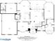 Detailed floor plan showcasing the layout of the home, highlighting room dimensions and spatial relationships at 6725 Polo Dr, Cumming, GA 30040