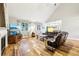 Bright living room with hardwood floors and an open floor plan at 989 Pinfeather Ct, Lawrenceville, GA 30043
