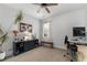Cozy home office with a neutral palette, desk, and natural light at 146 Citrine Way, Acworth, GA 30101