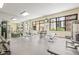 Well-equipped gym with weights and machines, offering a convenient fitness option for residents at 3481 Lakeside Dr # 601, Atlanta, GA 30326