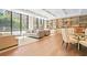 Inviting lounge area with ample seating, built-in bookshelves, and abundant natural light at 3481 Lakeside Dr # 601, Atlanta, GA 30326