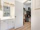 Bathroom featuring a closet with wire shelving at 384 Teal Ct, Roswell, GA 30076