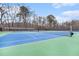 Community tennis courts surrounded by tall, mature trees at 384 Teal Ct, Roswell, GA 30076
