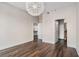 Bedroom featuring hardwood floors with an ensuite bathroom at 1080 Peachtree Ne St # 2515, Atlanta, GA 30309